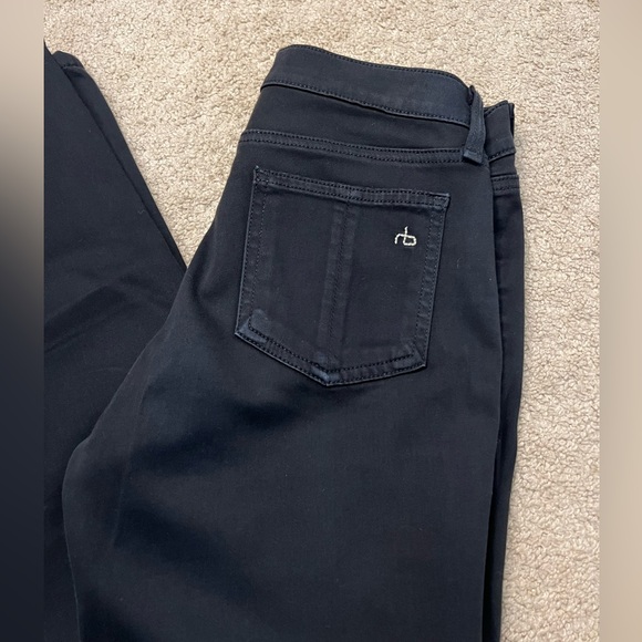 Rag & Bone Leggings in Black Plush Size 27 Jeggings Denim - Picture 11 of 13